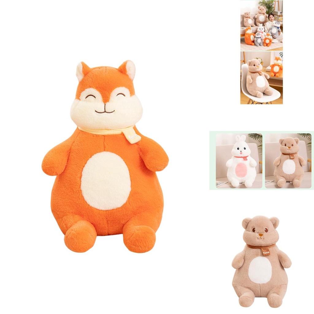 Cute Forest Friends Plush Toy Vivian Bear Leo Fox O Bubble Rabbit And Winky Cat 40cm Height