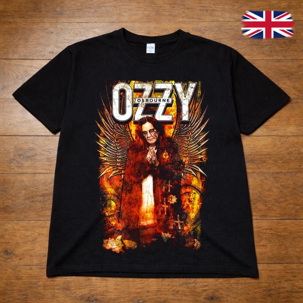 Ozzy Osbourne Flaming Angel Graphic TShirt Adults Kids SXXXL 2XL