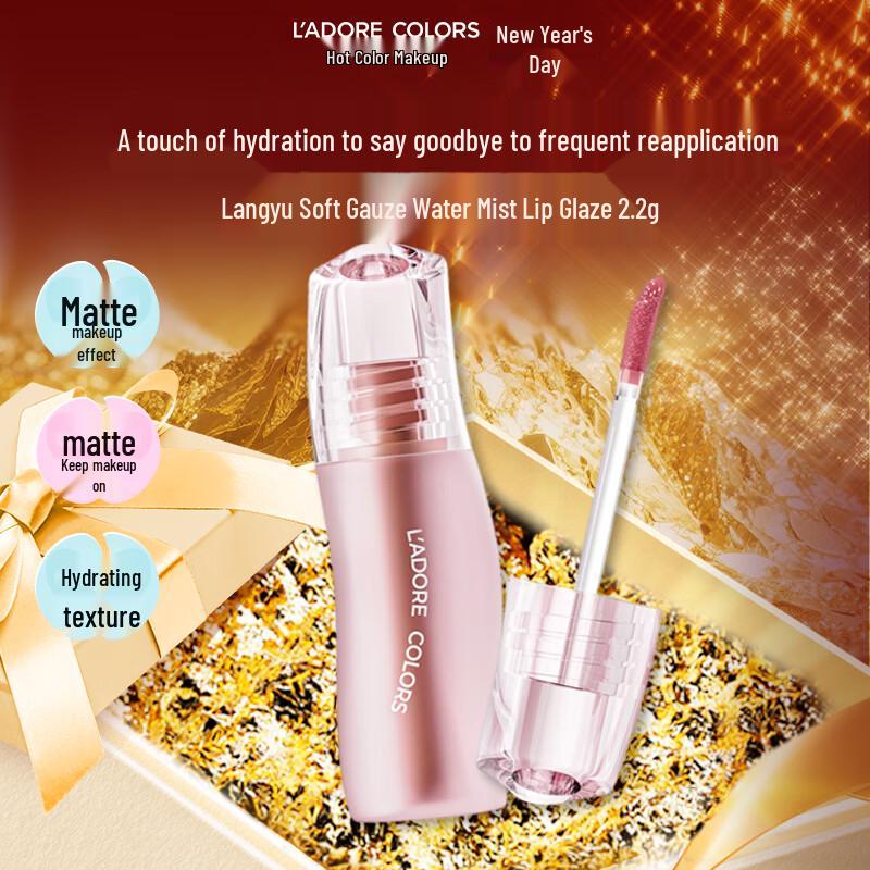 L ADORE COLORS Soft Mist Lip Glaze