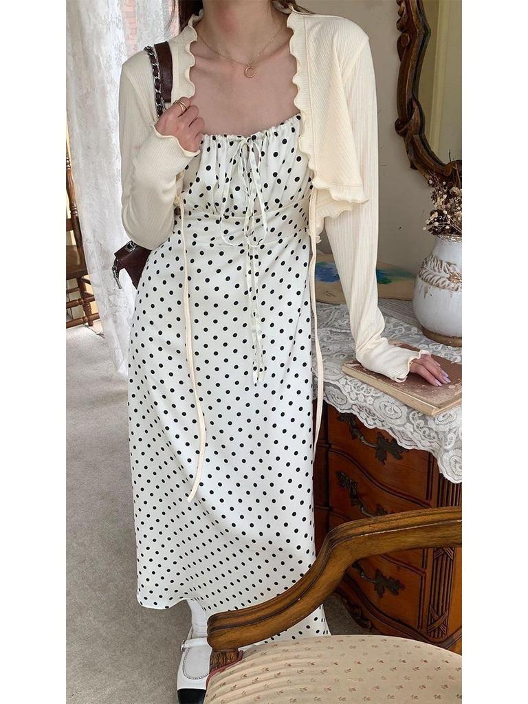Cardigã Feminino de Madeira com Borda de Orelha de Madeira Estilo Suave: Xale tipo camisola fino, curto, com cadarço e proteção solar.