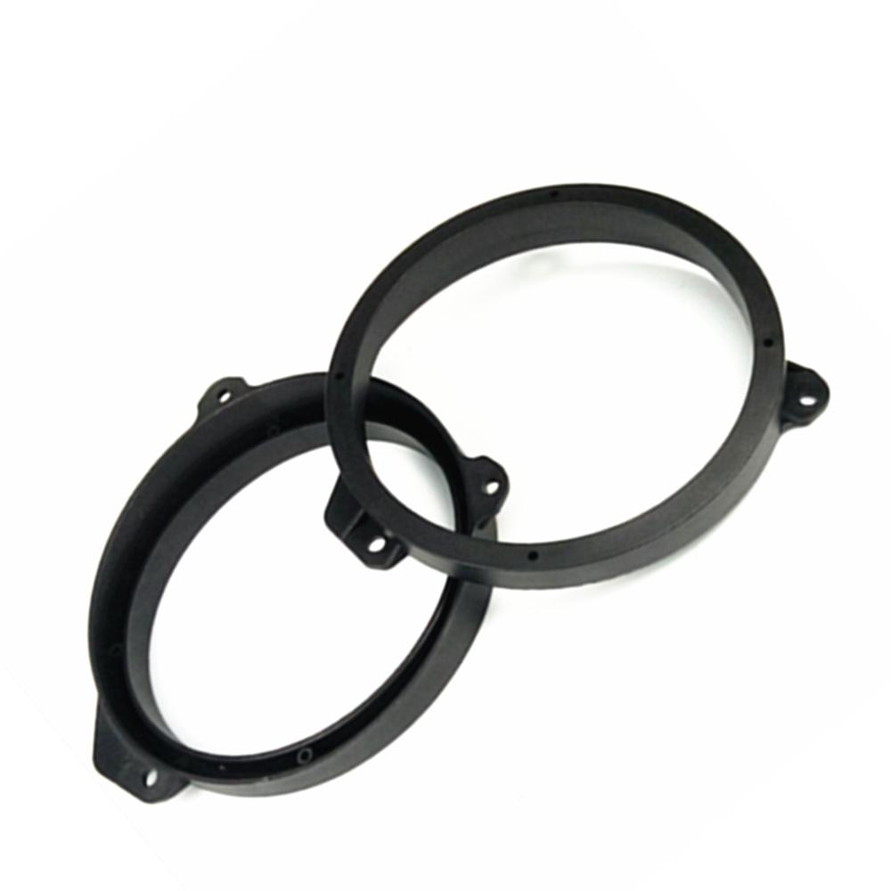 2PCS 6.5" Car Front Door Speaker Spacer Replacement Black for Subaru Forester
