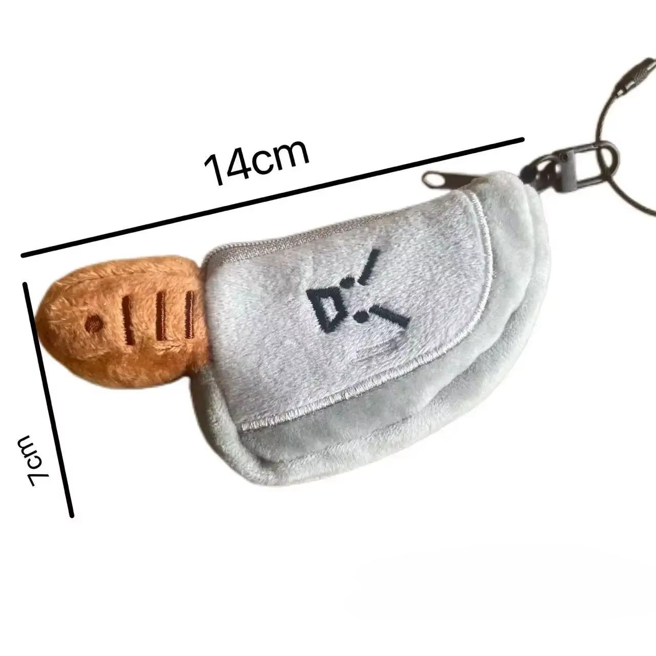 

1 шт. креативная забавная плюшевая сумка для наушников в форме ножа, милый детский кошелек, мини-сумка для девочки, рюкзак, кулон, брелок, украшение