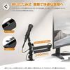 Ulanzi Desktop Microphone Stand, Microphone Arm, Camera Arm with Clamp, 360 Pan Head, Adjustable Angle and Height, Desk Stand for Overhead Photograph