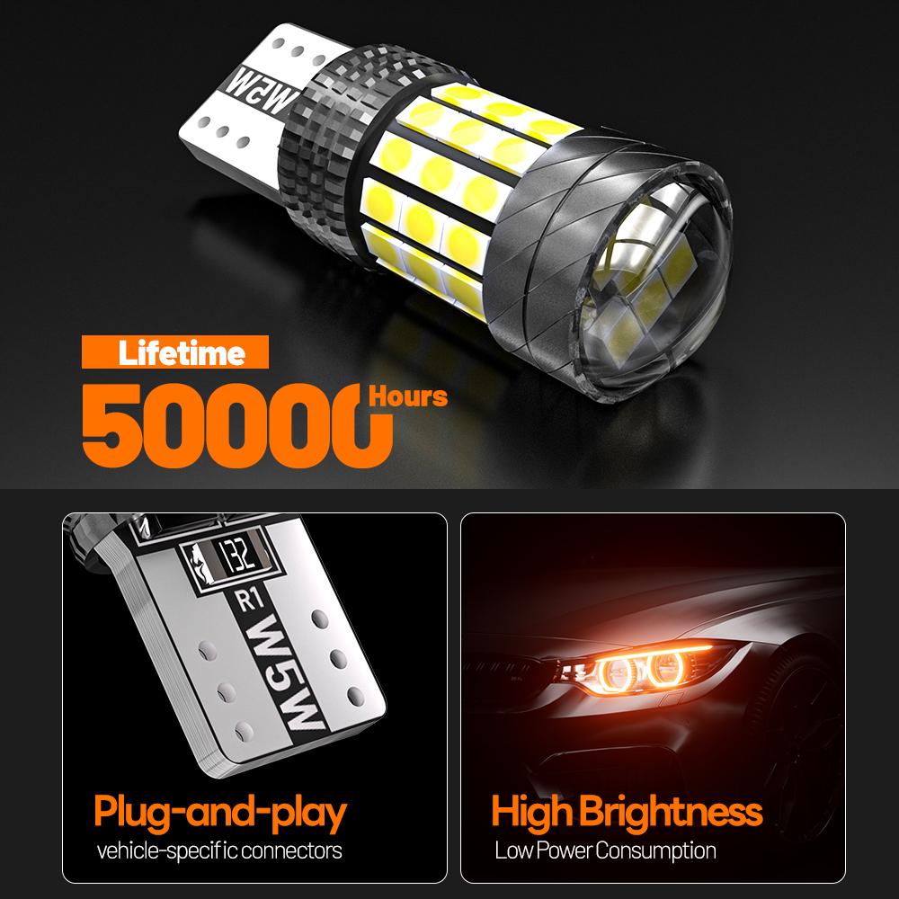 2 pièces Pour Fiat Grande Punto 2005-2016 Lumière de stationnement LED Veilleuse 2008 2009 2010 2011 2012 2013 2014 2015 Accessoires Canbus