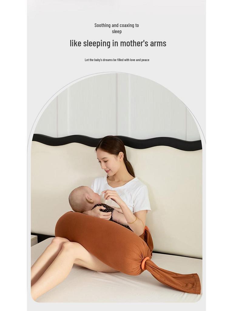 Class A Cotton Multi-functional Pregnancy Pillow - Side Sleeper, Abdomen & Lumbar Support, Leg Clamping, Hug Pillow Filled with Imported Granules.