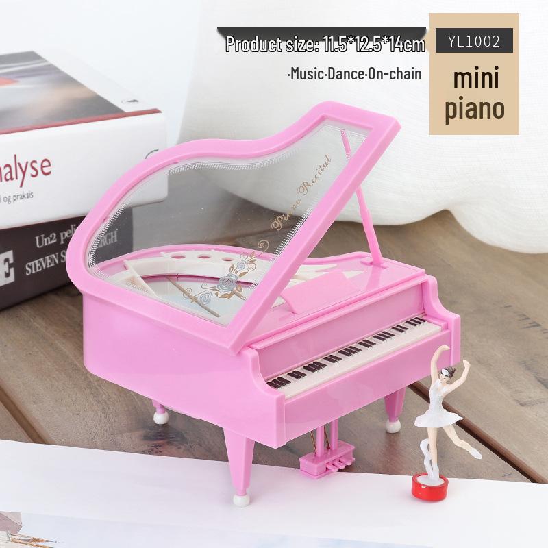 Mini tanzender Mann rotierende Spieluhr: Nähmaschine, Grammophon, Schreibmaschine Design