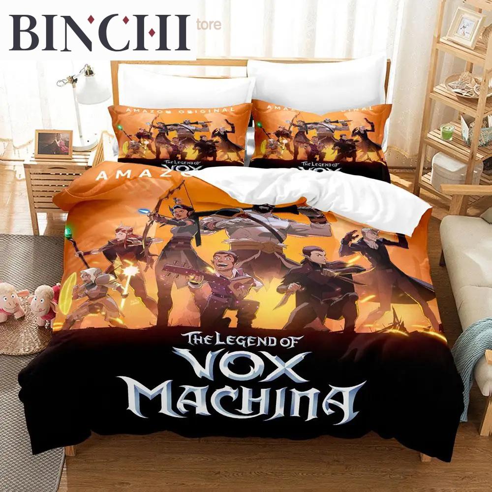 Nuova leggenda di Vox Machina gioco Set Biancheria da Letto Singolo Twin Full Queen King Size Set Letto Camera da Letto Bambini Adulti Set Copripiumino Anime