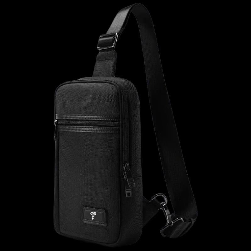 Hengyuanxiang Men s Business Crossbody Chest Bag