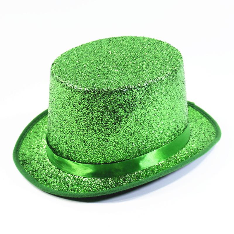 Lincoln Hat Flat Top Hat Jazz Hat Stage Performance Magician Hat Colorful Halloween Colorful Performance Hat