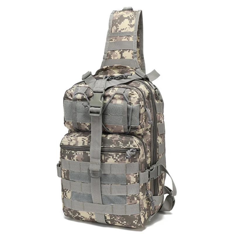 Military Tactical Assault Pack Sling Backpack Army Molle Waterproof Rucksack Bag Hiking Camping Travelling Backpacks Chest Bags