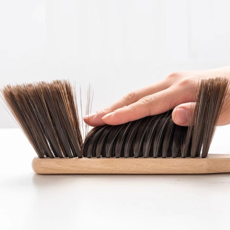 MultiPurpose Long Handle Cleaning Brush With Wood Handle Effective On Fabrics Vehicle Furniture Multiroom Application