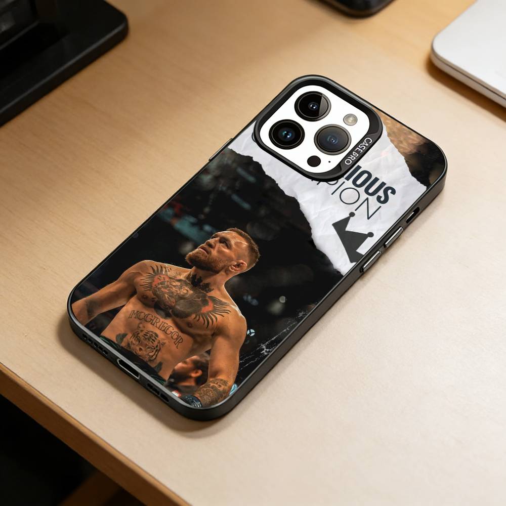 

Чехол для телефона Conor McGregor-G Boxing для iPhone 17,16,15,14,13,12,11 Plus,Pro Max,XS,Разноцветный Серебряный чехол для телефона Funda Cover iPhone14ProMax
