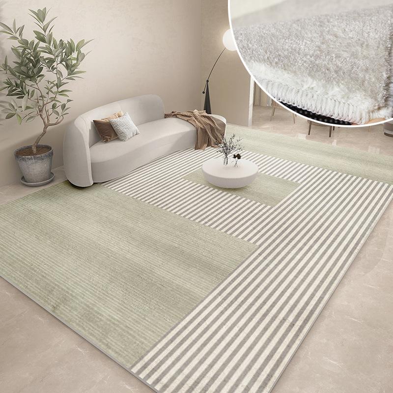 Modern Carpets for Living Room Abstract Large Area Plush Rugs Bedroom Decor Bedside Carpet Grey Thickened Floor Mat Lounge Rug