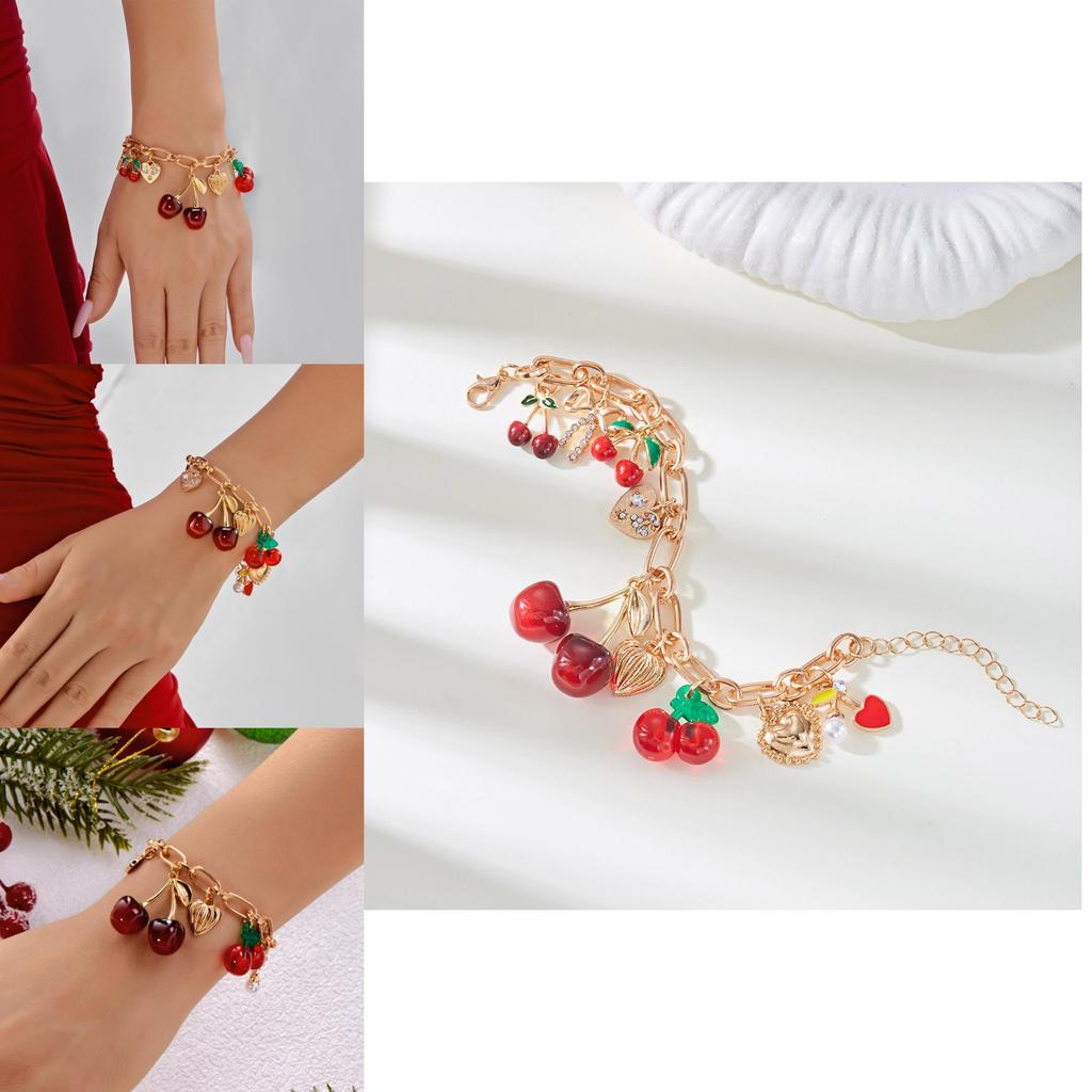 Cherry Blossom Alloy Jewelry With Butterfly Bow Pendant Accessory