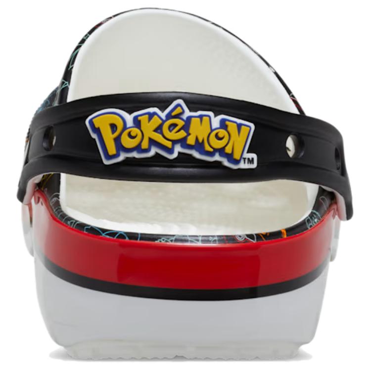 POKEMON x Crocs Classic clog Comfortable and stylish hole shoes for men and women in black.