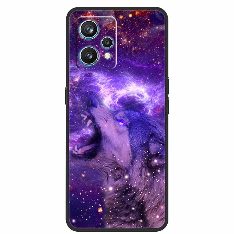 For Realme 9 Case RMX3521 Shockproof Soft silicone TPU Back Cover For Realme9 4G Phone Cases Realme 9 6.4 inch Cute Cartoon Bag
