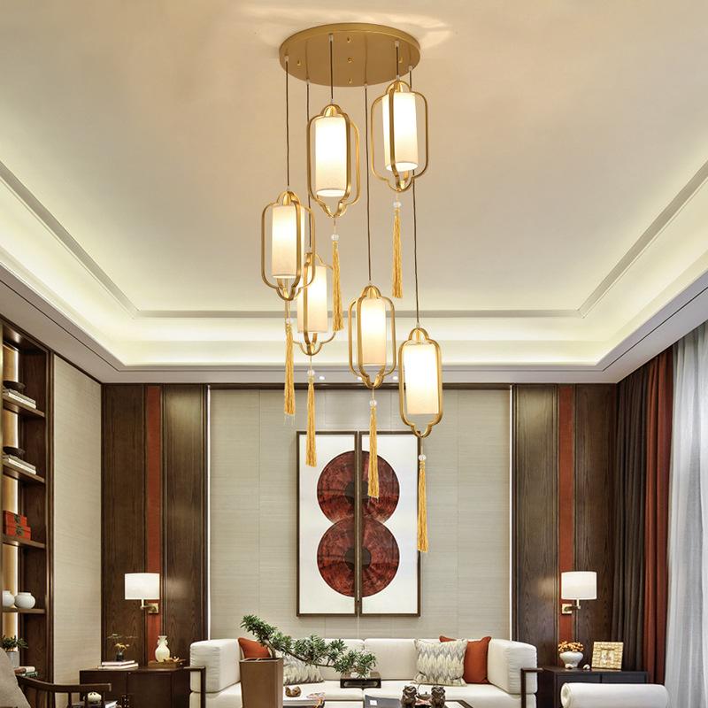 Chinese Zen Style Single Head Pendant Light for Restaurant, Bedroom, Tea Room, Corridor, and Dining Room