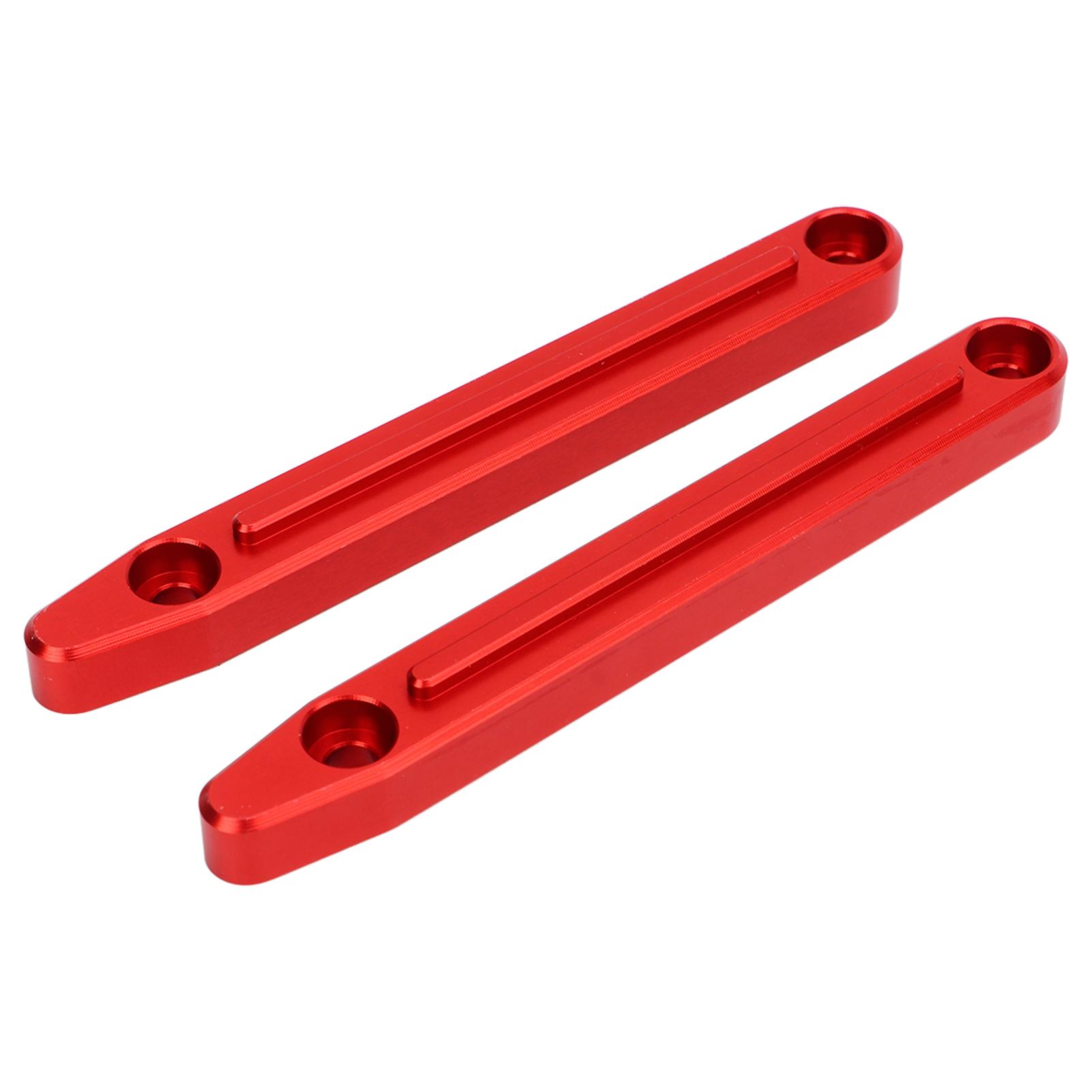 

RC Roof Rails Aluminum Alloy Lightweight Upgrade Part Replacement Roof Rail for ARRMA 17 Black червоний