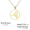 My Shape Artistic Gymnastics Pendant Necklaces Women Girl Dancer Sports Stainless Steel Basketball Player Chain Choker Jewelry
