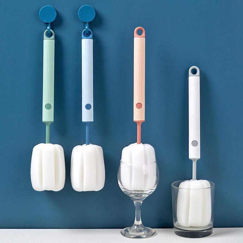 Detachable Long-Handle Sponge Cup & Bottle Cleaner