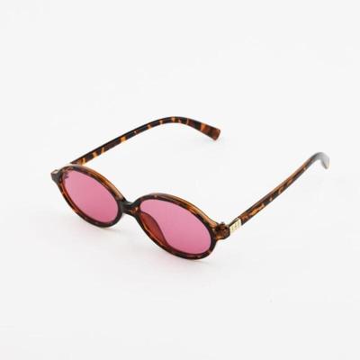 Unisex Summer Leopard Oval Sunglasses