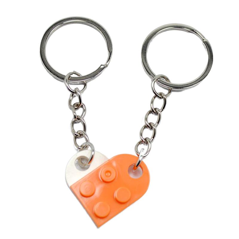 Милые брелки для ключей в форме сердца любви для пар — фото 3