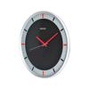 SEIKO Fashion Sweeping Seconds Movement Plexiglass Crystal Wall Clock Unisex Black QXA769S