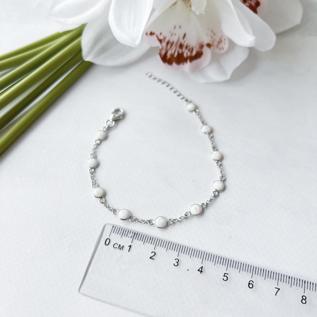 צמיד כסף עם אופל 2.415 קראט, משקל המוצר 2.59 גרם (2152828)