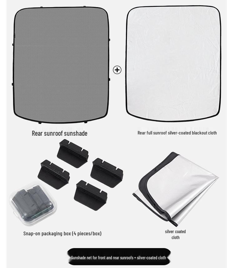Tesla Model 3 Sunroof Sunshade: Light-Blocking, Heat-Insulating Screen