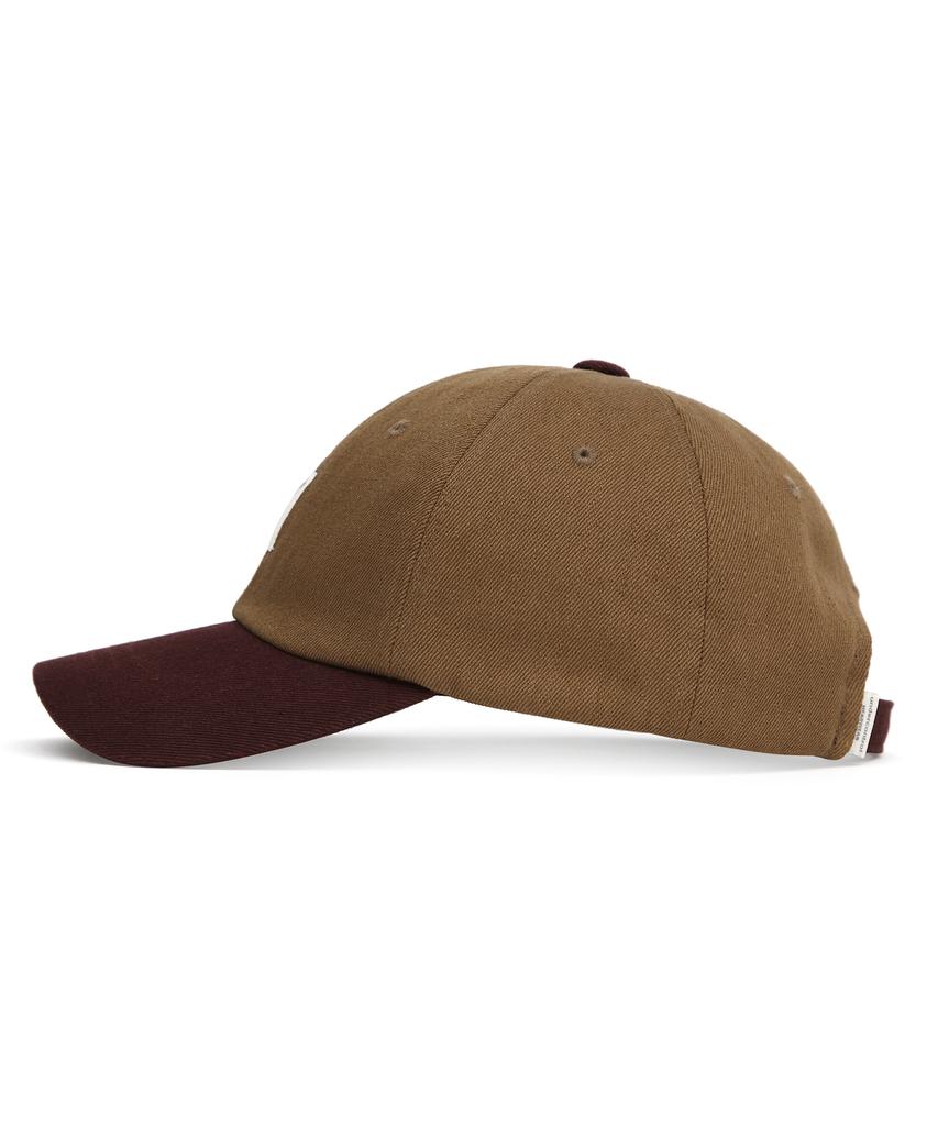 Eondeokeonteulol Washed Cotton Ball Cap V Square / Washed B B / Desert Wine
