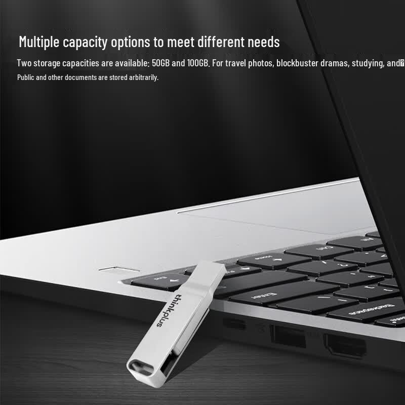 Lenovo ThinkPlus MU90 Dual-Interface Metal USB Flash Drive