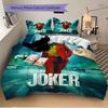 Cityscape Chaos Joker Print 3Pcs Bedding Setduvet Cover With 2 Bedropillowcase Home Birthday Gift