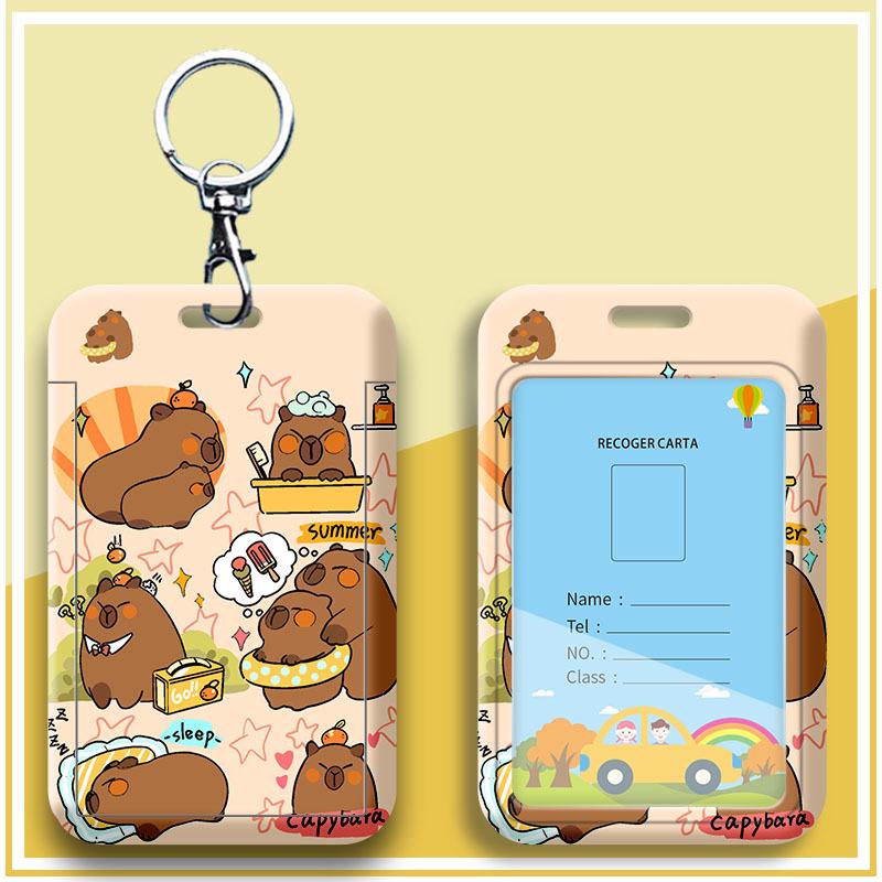 Student Preschool/Work ID & Transportation Lanyard Card Holder