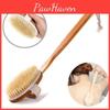 Shower Back Scrubber Brush Scrub Bath Body Wood Long Handled Cleaning Natural