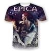 Popolare T-shirt Sinfonica Metal EPICA Stampata 3D per Uomo/Donna Estiva Hip Hop Tendenza Manica Corta Maglietta Oversize Girocollo Y2k Top
