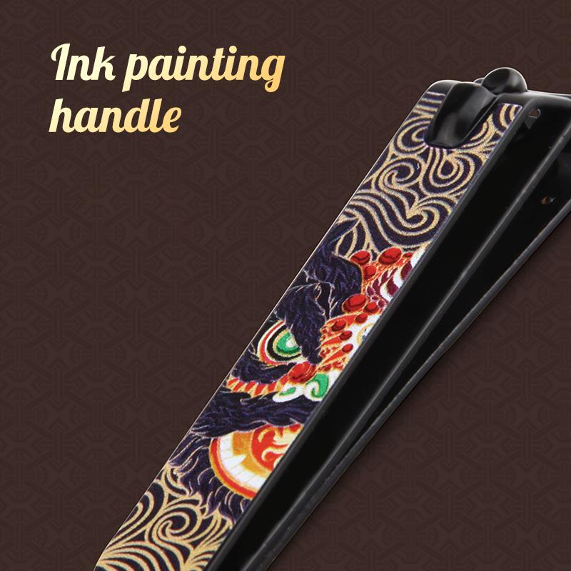 

Кусачки для ногтей в китайском стиле «Танец льва» из нержавеющей стали, толстые ножницы для ногтей, профессиональный педикюрный маникюрный триммер