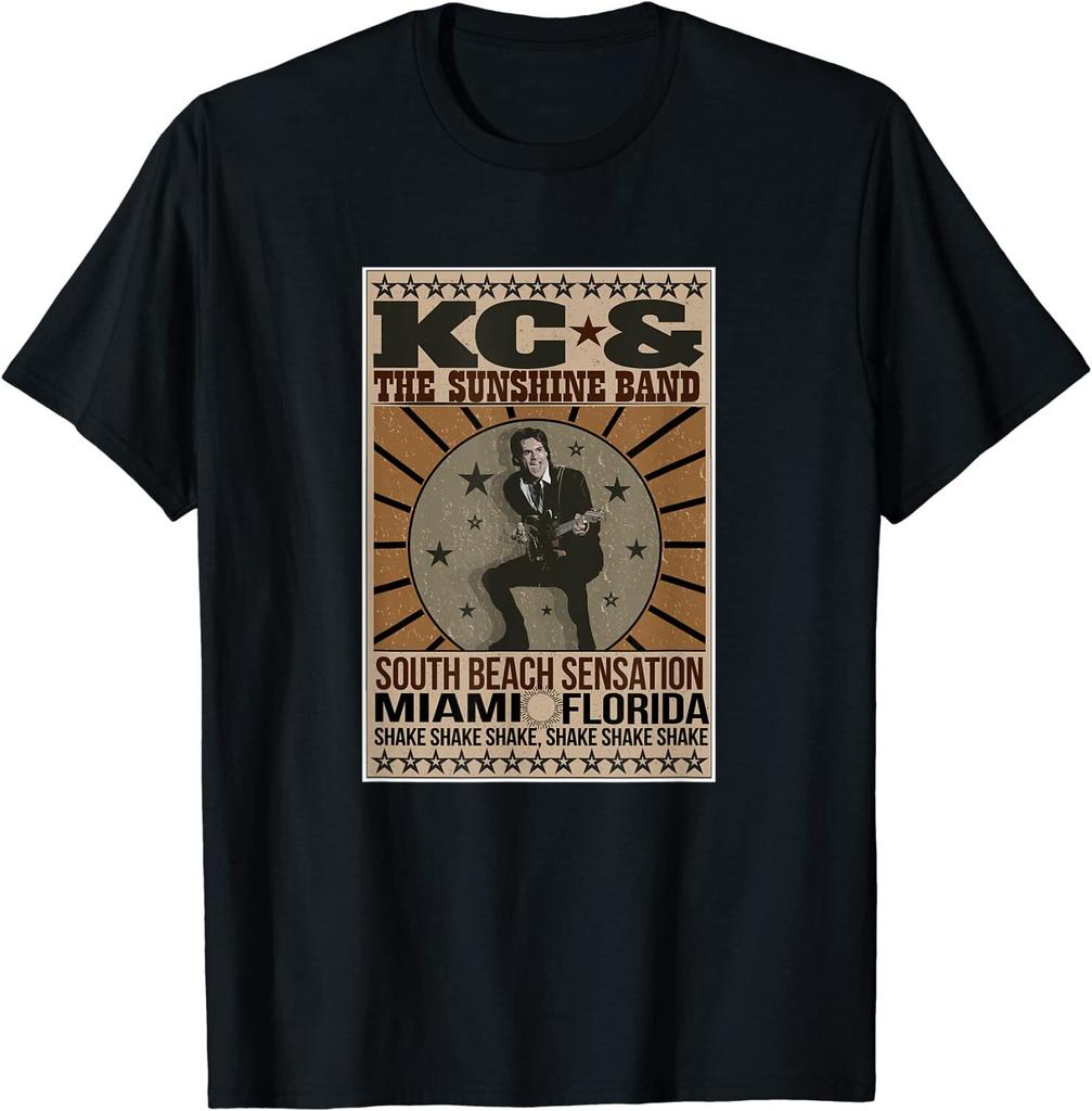 Classic Funk Tee KC The Sunshine Band South Beach Sensation Miami Florida Stars