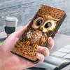 A55 A16 Wallet Funda for Samsung Galaxy A16 A55 A35 A25 A15 A51 A71 A31 A41 Shell 3D Flower Painted Leather Card Slot Phone Case