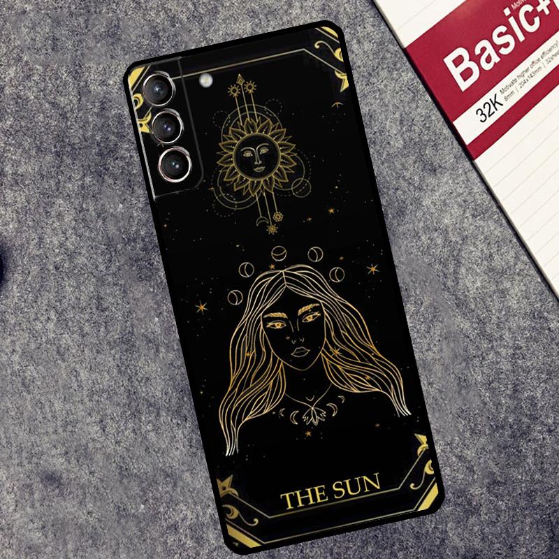 Astrology Tarot Cards Case For Samsung Galaxy S24 S23 S22 S21 Plus Ultra Note 20 S9 S10 Note 10 S20 S21 FE Cover