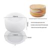 Meimuer DIY Aromatherapy Plaster Candle Mold & Epoxy Resin Jewelry Box Silicone Mold