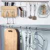 Multi Functional S-shaped Hook Strong Metal Hooks for Wardrobe Behind Door Sturdy Storage Hooking for Household Kitchen Bathroom