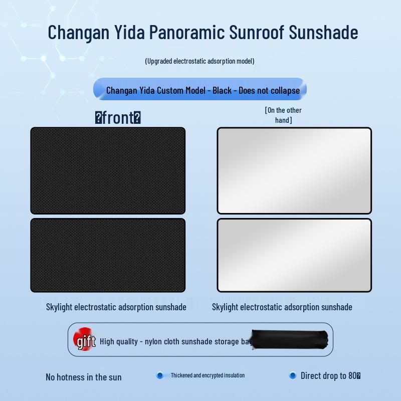 Changan 23 Model Yidada Sunroof Sunshade - Heat Insulation, Sun Protection, Privacy Blocker.