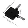 SEMY100‑AC Micrometer Manual Slide Table Trimming Platform Cross Roller Stages 100*100*40mm XY Linear Guide Sliding Track