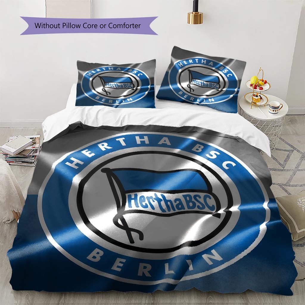 Biancheria da letto con motivo Hertha BSC Berlin Decorazione per la casa Regalo di compleanno (1 * copripiumino + 2 * federa, senza nucleo)