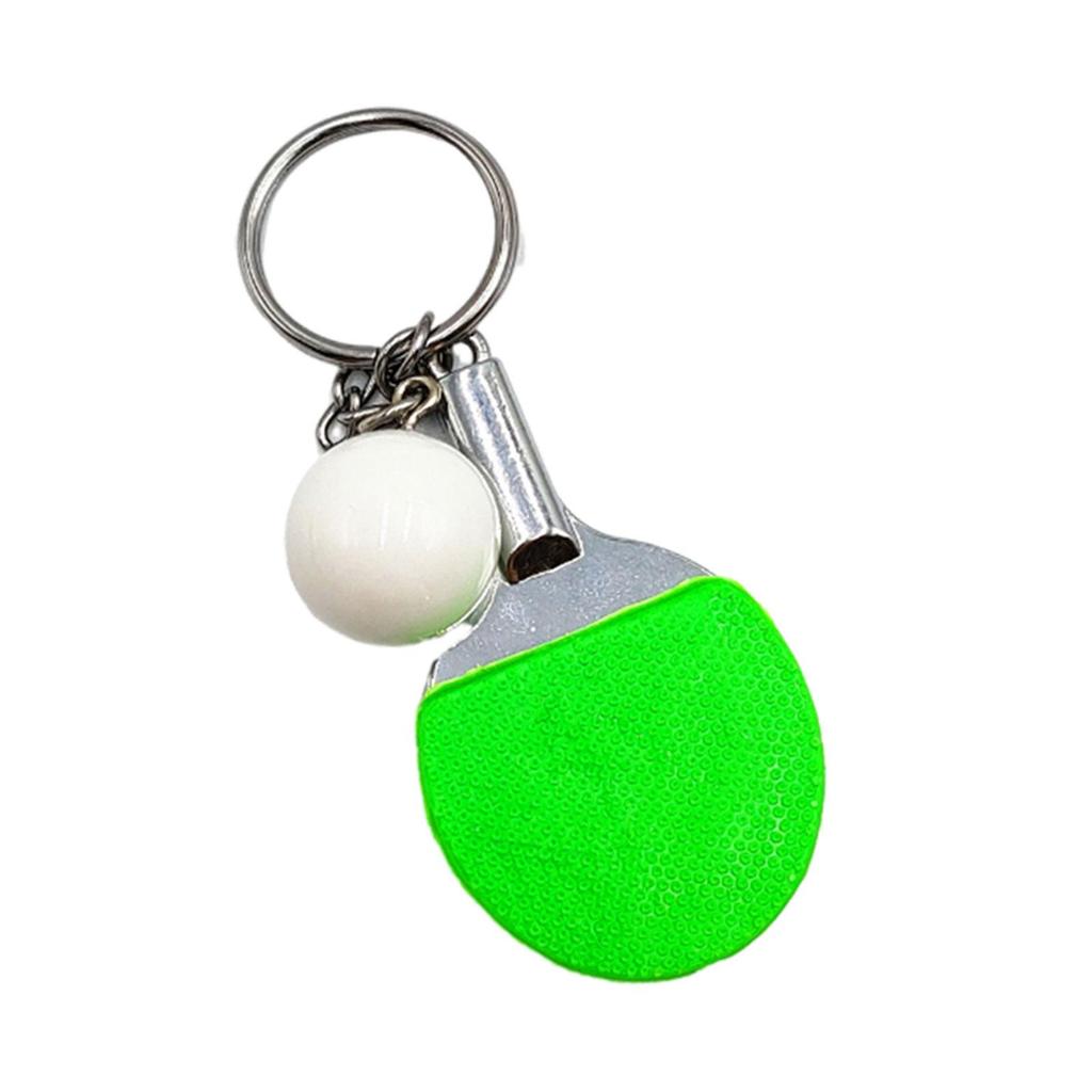 Sports Themes Table Tennis Keychain Exquisite Car Keys Holder Key for Family Valentine's Day Holiday