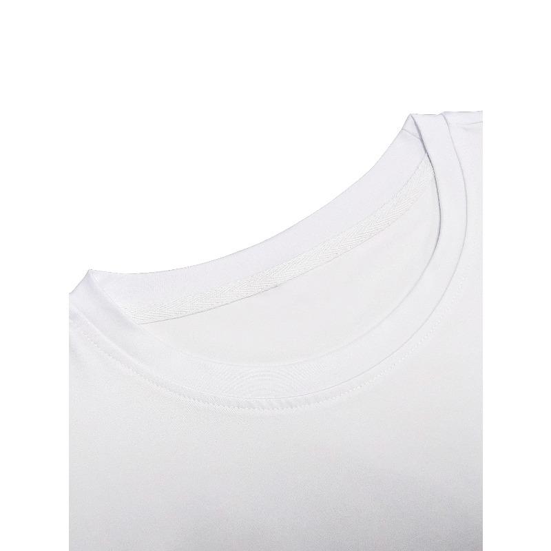European Size Casual Angel Cross Print Short Sleeve T-Shirt for Men,Loose Fit, Crew Neck, Slight Stretch Fabric, Perfect for Summer