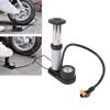 Bike Pump Miniture Bike Foot Pump Tire Inflator for Electric Bike Motorcycle Car Silver