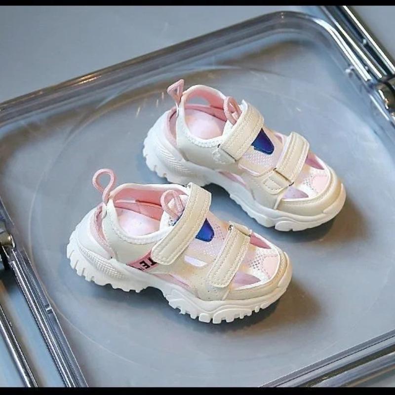 Sandalias Kids Shoe Summer New Girls Sandals Baotou Casual Shoes Boys Breathable Mesh Shoes Fashion Soft Sole Sports Sandals