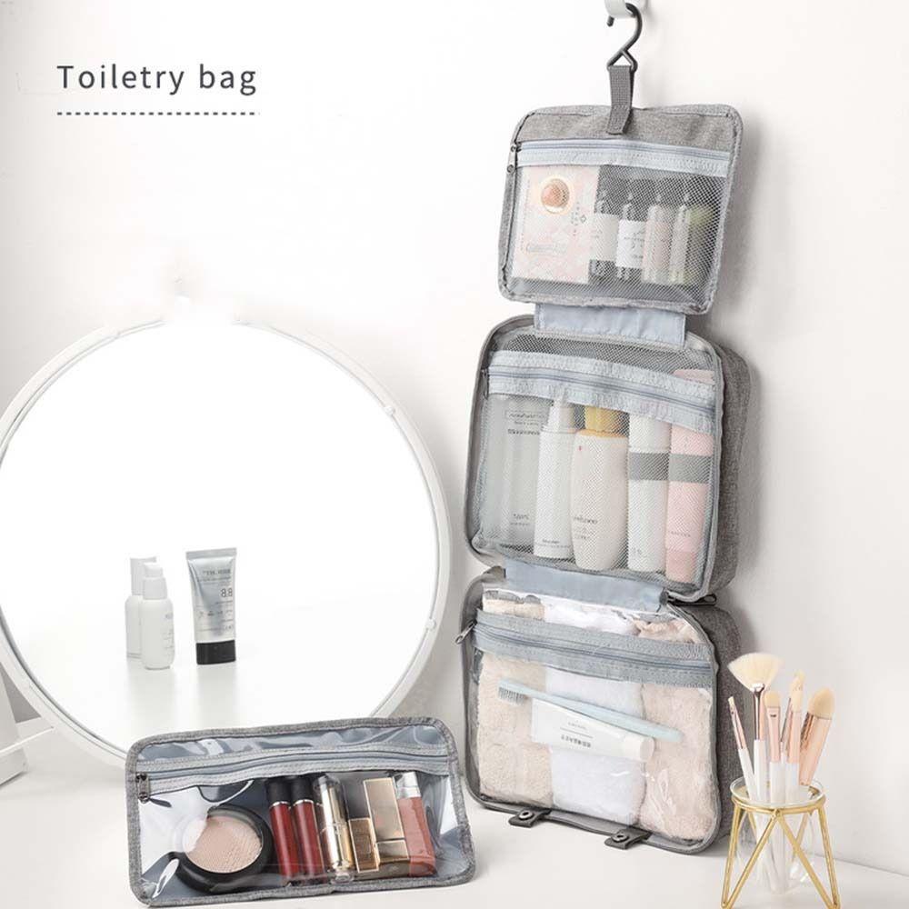 Cases Zipper Bag Makeup Bags Storage Toiletry Bag Hanging Zipper Storage Bags Folded Cosmetic Bags