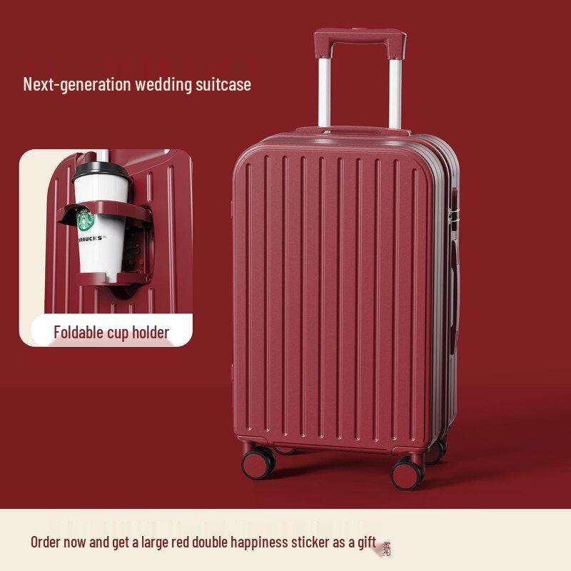 Journey Shi Red Wedding Suitcase 20 inch